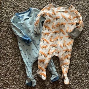 Cloud Island 0-3 Months Set Of Two Sleepers